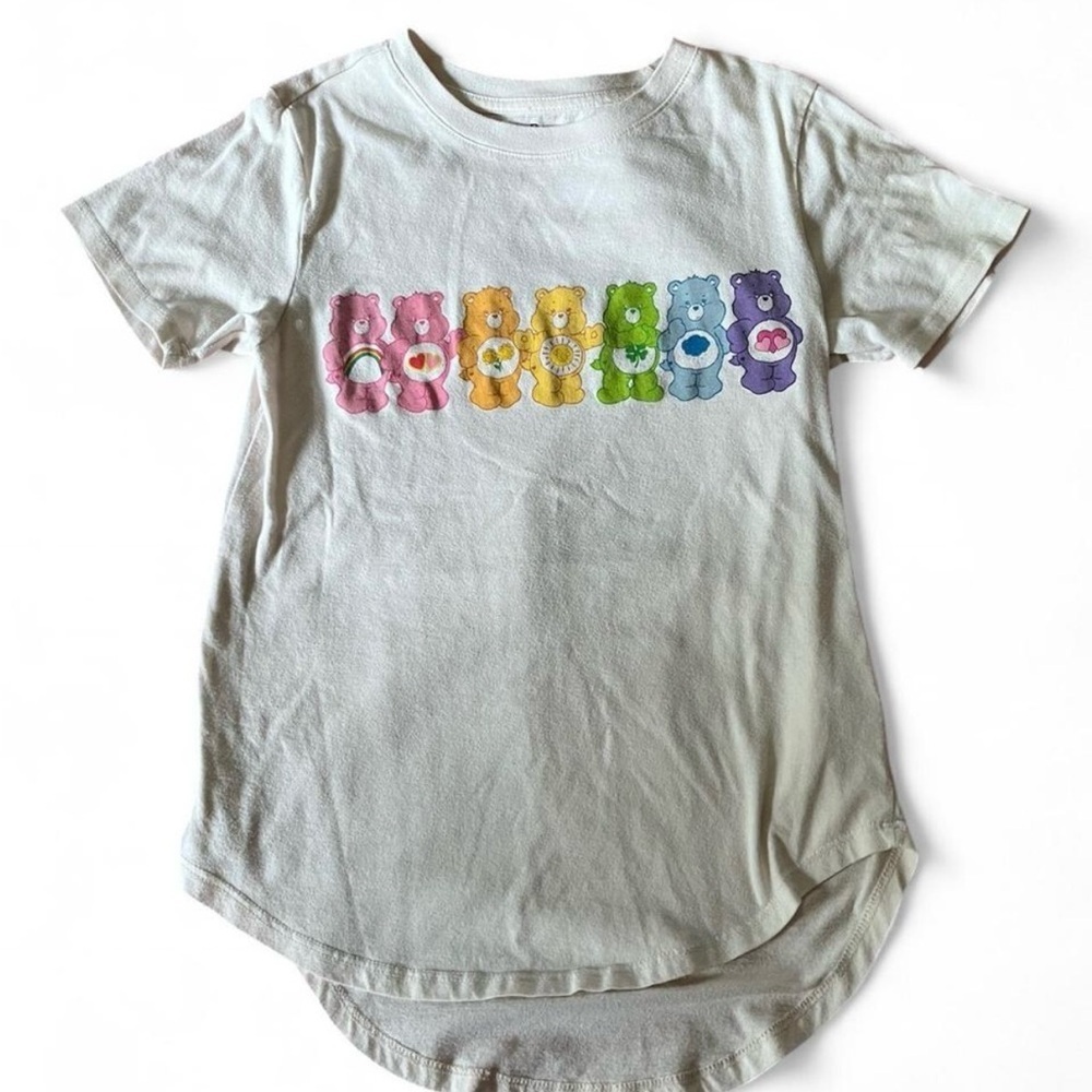 Care Bears 80s White Graphic T-Shirt Women’s XS | Vintage Retro Y2K Festival